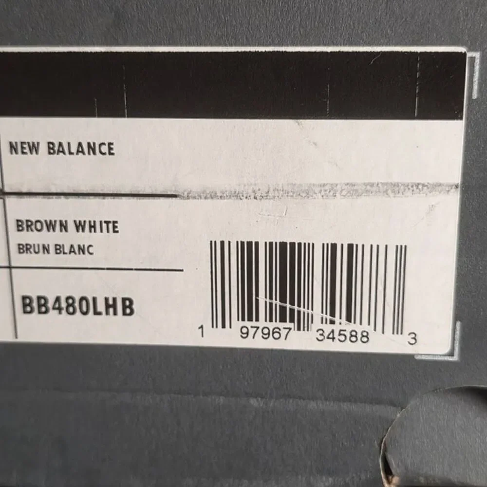 NWT New Balance 480 Low Brown White Leather Court Sneakers Retro BB480LHB SZ:12